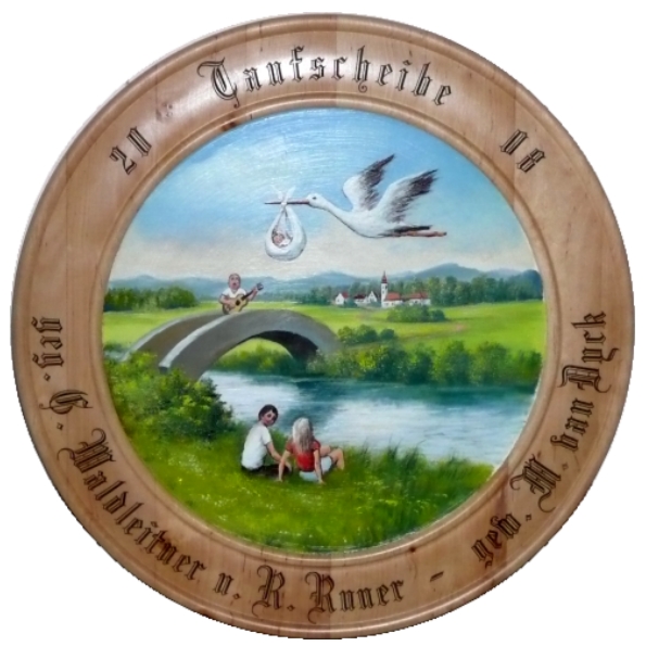 Beschriftung Drechsel